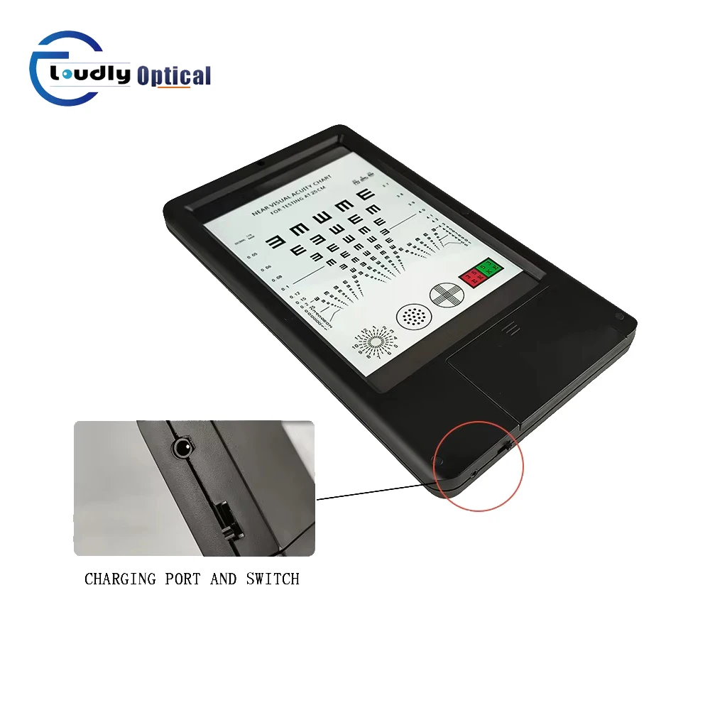 NV-37C 빛 시력 시력 차트 테스트를 갖춘 시력 테스터 근처 시력 테스터에 대한 중고 안과 장비