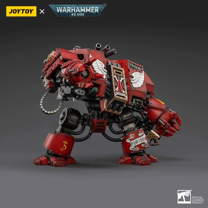 JOYTOY Warhammer 40K 1/18 Blood Angels Furioso Dreadnought Bruder Samel 20cm Actionfigur Modell Puppen Spielzeug zum Sammeln