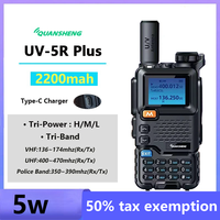 Quansheng 5RPlus Walkie Talkie Am Fm Communication Two Way Radio Receiver Ham Amateur Long Range Wireless Set Transceiver UVK5 8