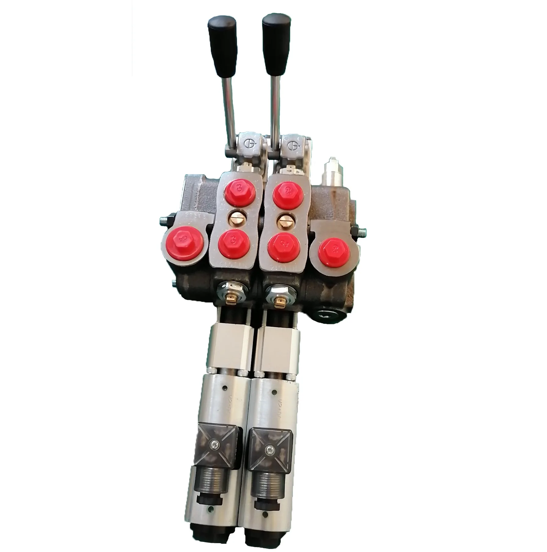 SN Series Sectional Directional Control Valve Manual Electro-Hydraulic For Garbage Compactor Truck