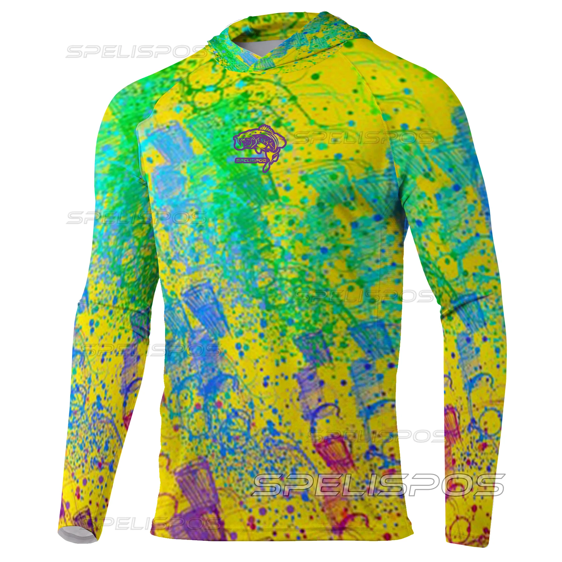 

Fishing Hoodies Cap Riding Tops Wear UPF 50+ Running T-shirt Summer Beach Gear Hoodies Outdoor Sports Dresses Kit Surfing Hood