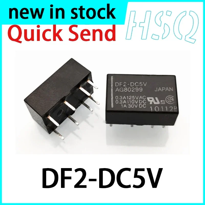 1PCS New Stock DF2-DC5V AG80299 Signal Communication Relay 8-pin 5V 5VDC