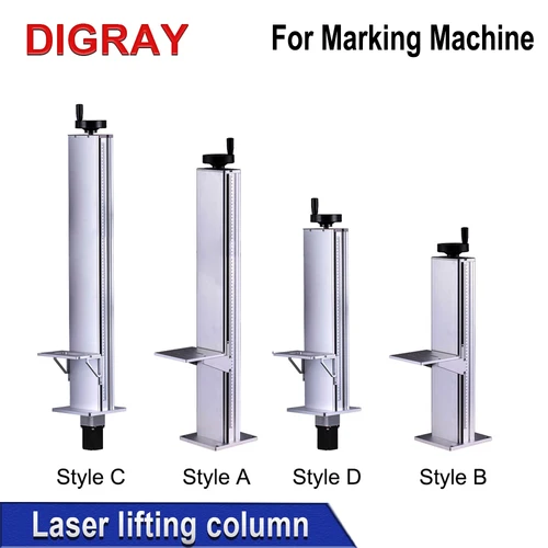 Table élévatrice de machine de marquage laser DIGRAY, support élévateur à axe Z, commande de moteur, table élévatrice automatique, recommandé, 500mm, 800mm