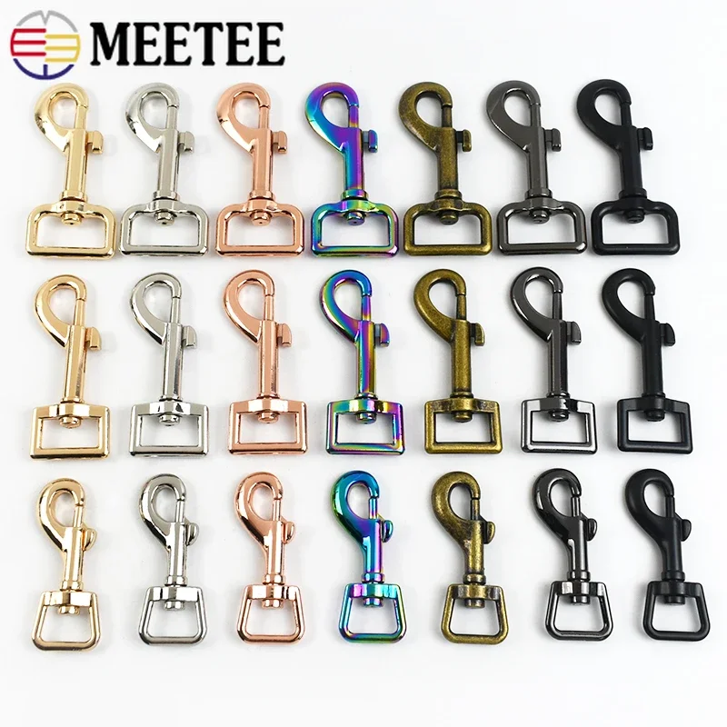 

5/10Pcs 15/20/25mm Metal Buckle Lobster Clasp Handbag Strap Swivel Snap Clasps Bag Keychain Hook Buckles Carabiner Accessories