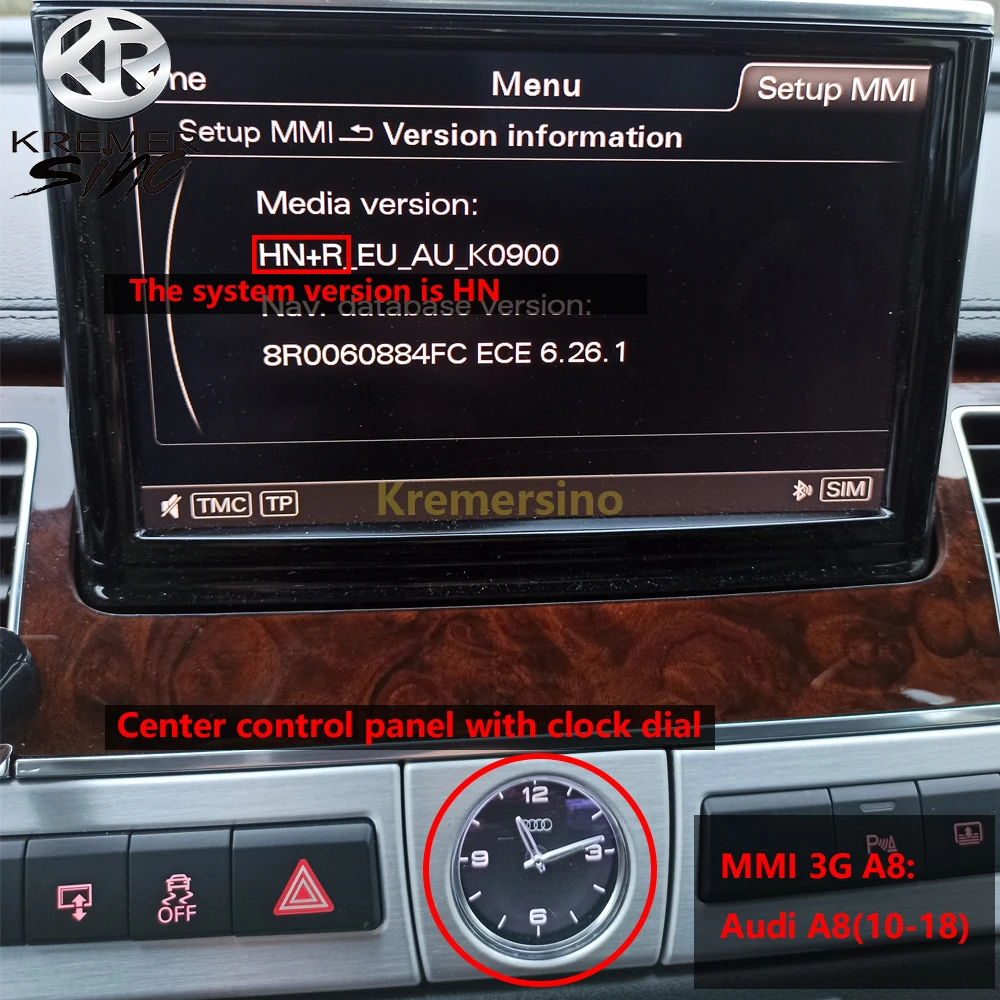 ワイヤレスapple carplay androidautoため09-16モデルアウディmmi 3
