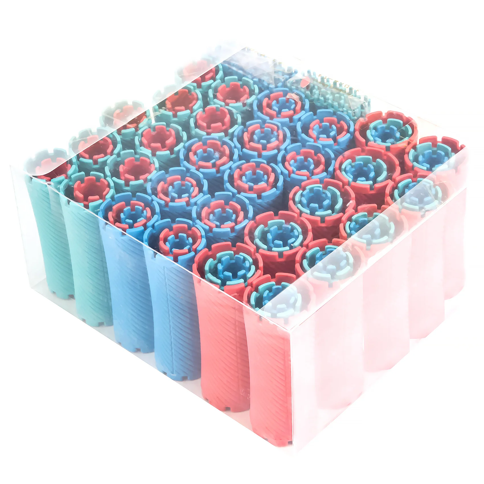 

100Pcs/Set 10 Sizes Hair Perm Rods Kit Cold Permanent Bar Plastic Curlers Rollers Set Wave Fluffy Corn Hair Maker Styling