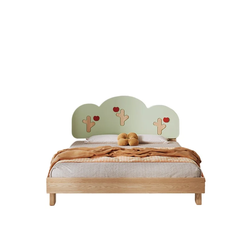 

All solid wood children's bed ash wood children's bedroom 1.5m wooden bed