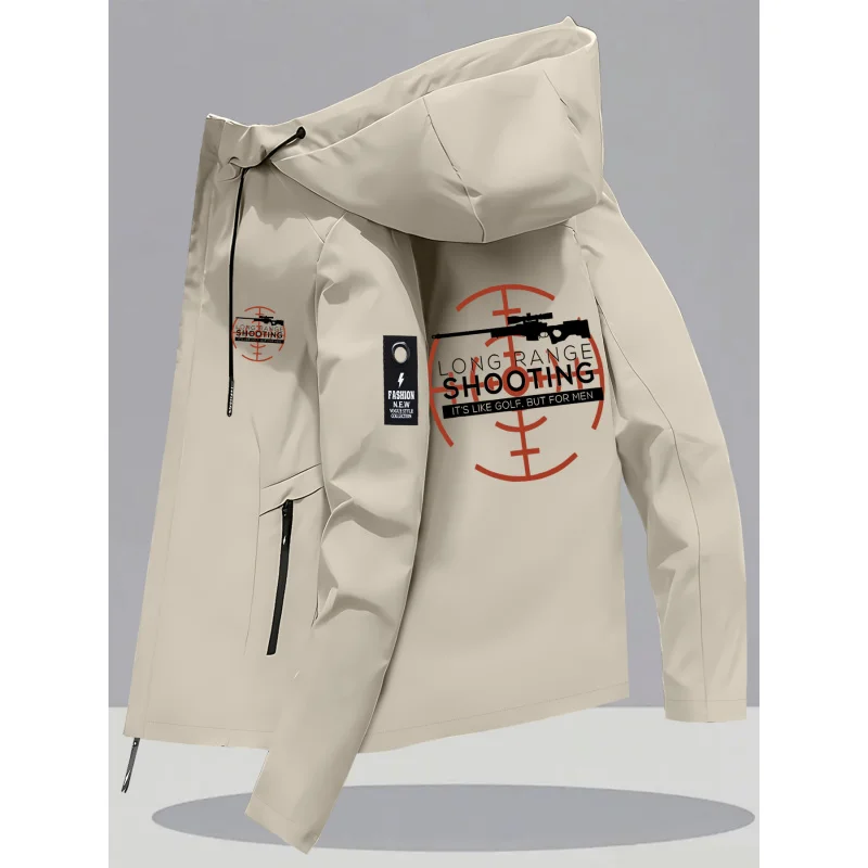 2025Sniper Print，New couple's all-weather windproof outdoor mountaineering jacket，Outerwear for men and women
