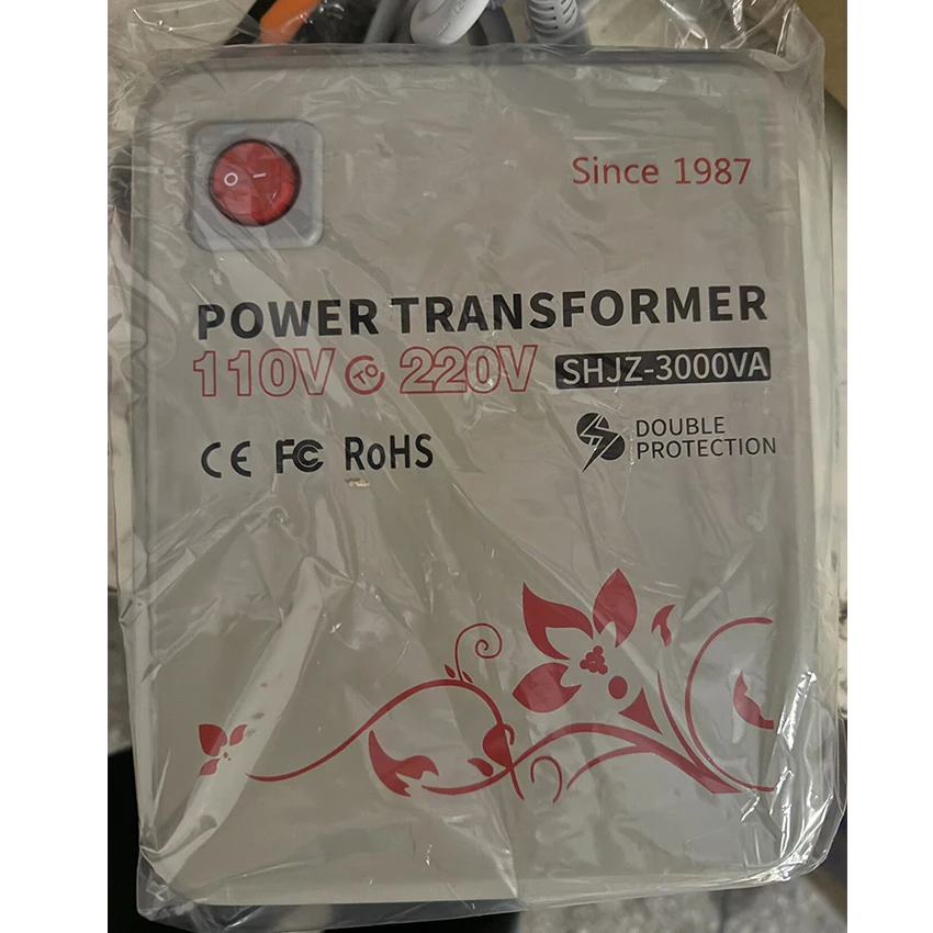 SHJZ-3000VA Power Transformer Step Down Voltage Converter Transformer 3000W Full Power 110V to 220V Upgraded Voltage Converter