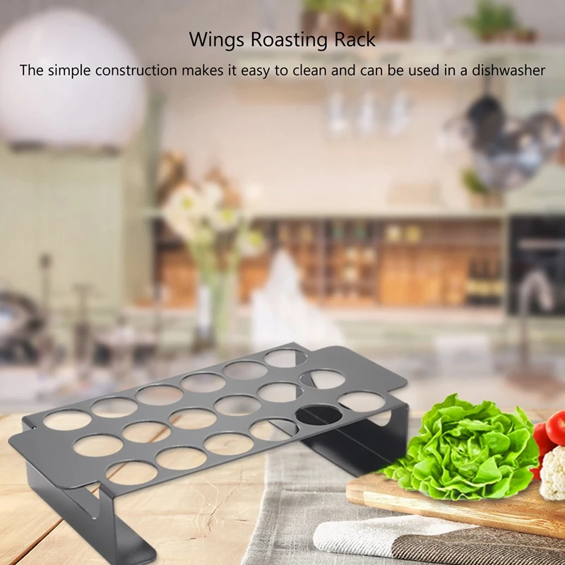 Подставка для гриля с 18 отверстиями, из нержавеющей стали