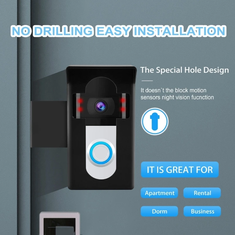 Supporto per videocitofono antifurto Installazione rapida Nessun danno alla parete per videocitofono4