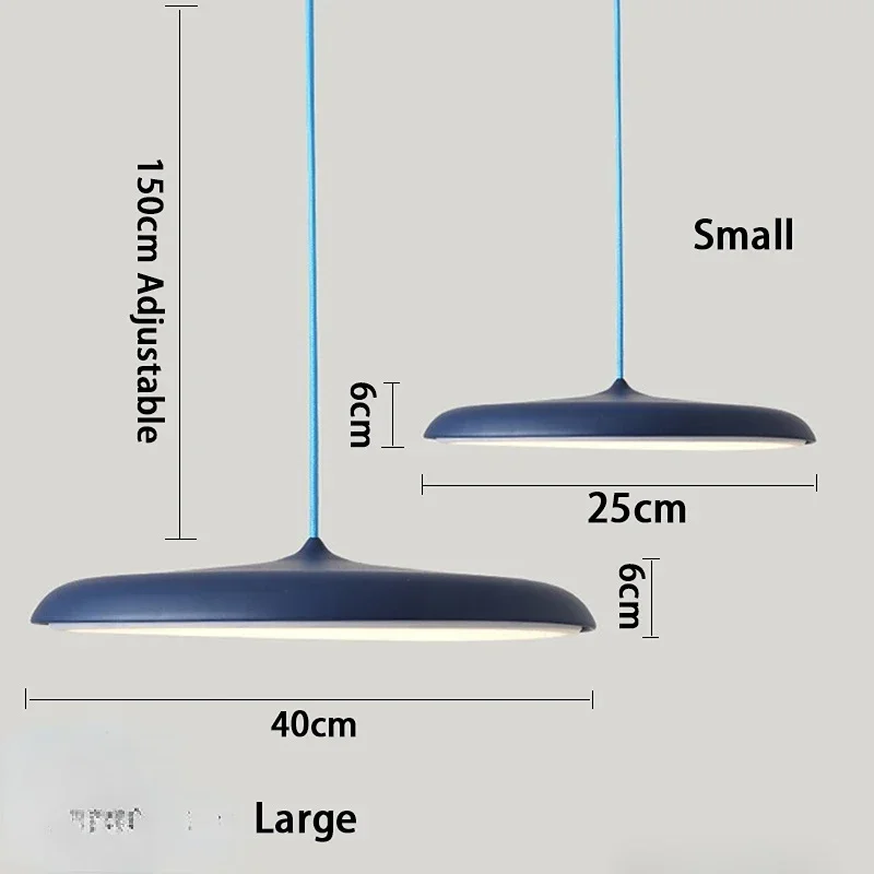 모던 UFO LED 펜던트 조명 디자인, 라운드 실내 행잉 램프, 북유럽 주방 식탁 거실 홈 장식 서스펜션 램프