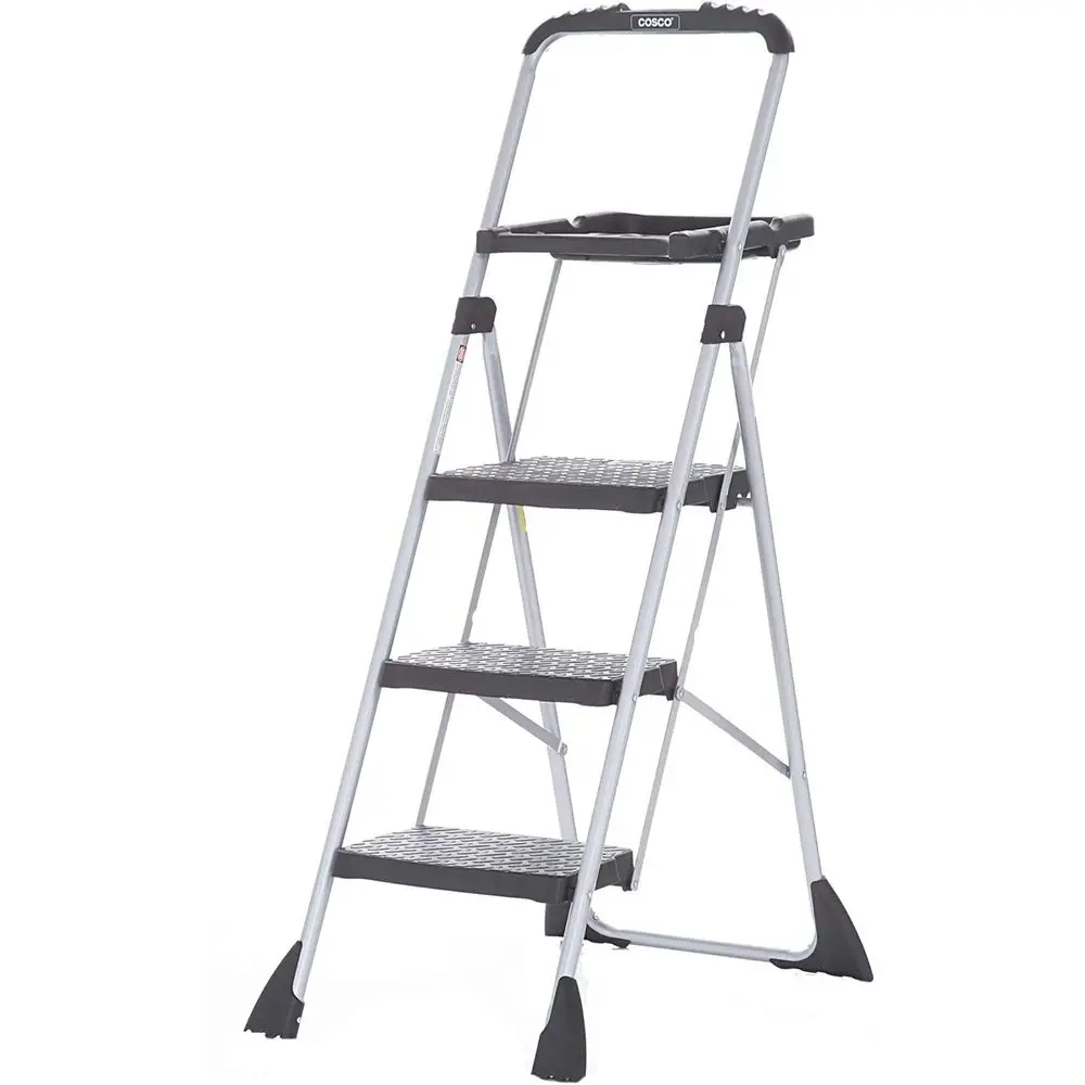 Steel Work Platform, One-Hand Lock, Project Trays, Stable & Secure, 225 lbs, 10 Year ANSI Rated