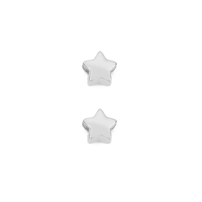 10 Stück PVD-Edelstahl-Abstandshalterperlen, lichtbeständig, Stern, Herz, Blume, für Halsketten, Armbänder, DIY-Schmuckherstellung.