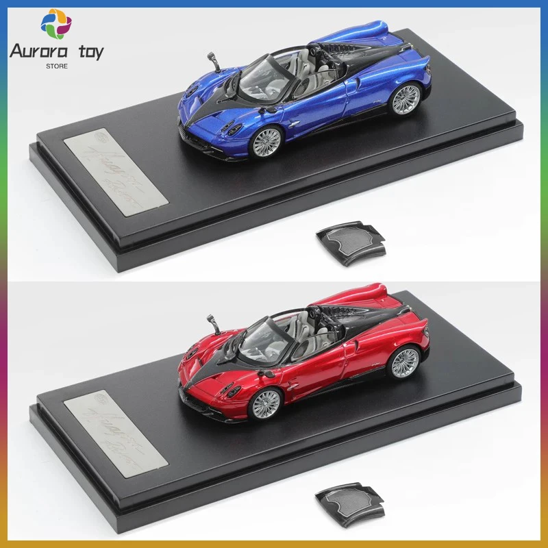

New Lcd 1/64 Scale Pagani Huayra Convertible Alloy Diecast Car Model Exquisite Mini Vehicle Collectible Desktop Decor Toy Gifts