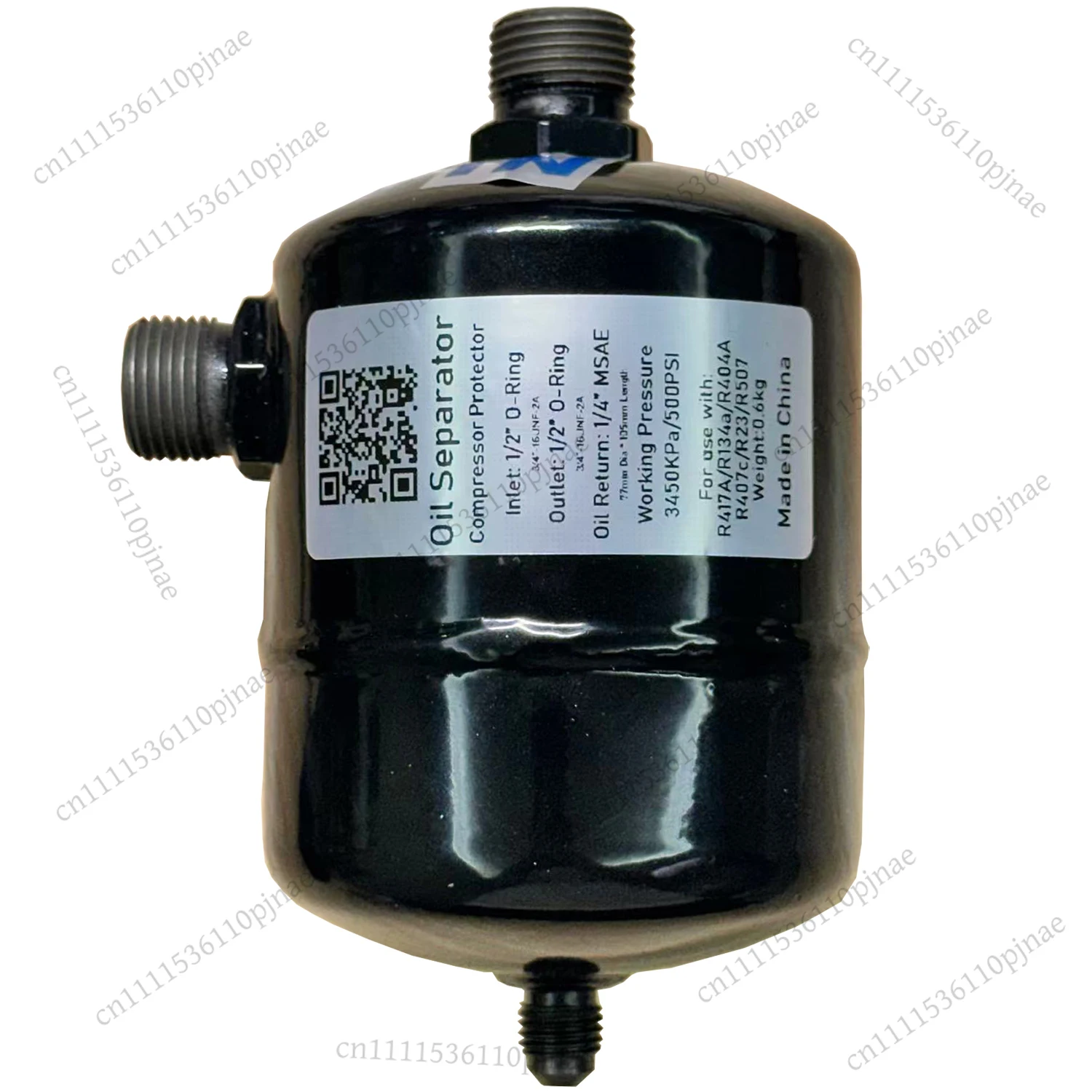 

Automobile Oil separator is special design for transport refrigeration to protect swash/wobble compressor to make oil return