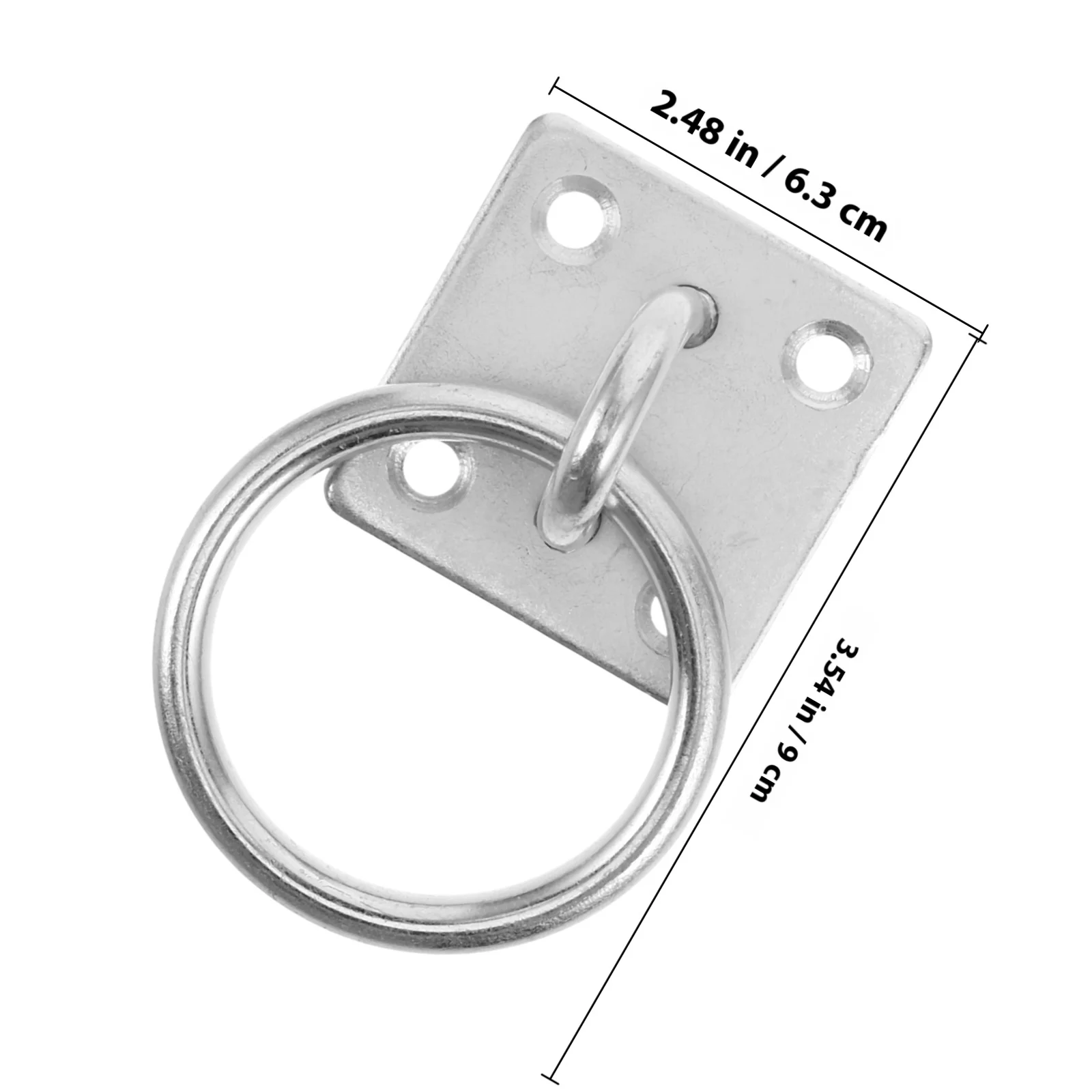 ربطة عنق متقاطعة شديدة التحمل لملحقات مقطورة الحصان حلقة باب ثابتة قابلة للتعديل مشبك حامل دلو مضاد للانزلاق
