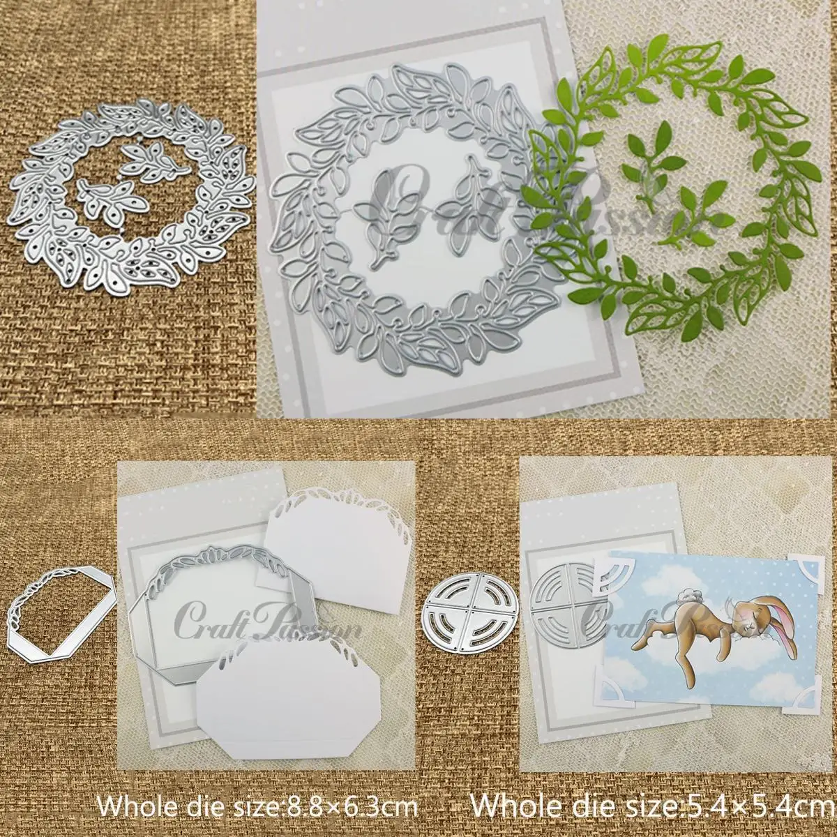 New Design Craft Metal stencil mold Cutting Dies leaves wreath corner card scrapbook die cuts Album Paper Card Craft Embossing