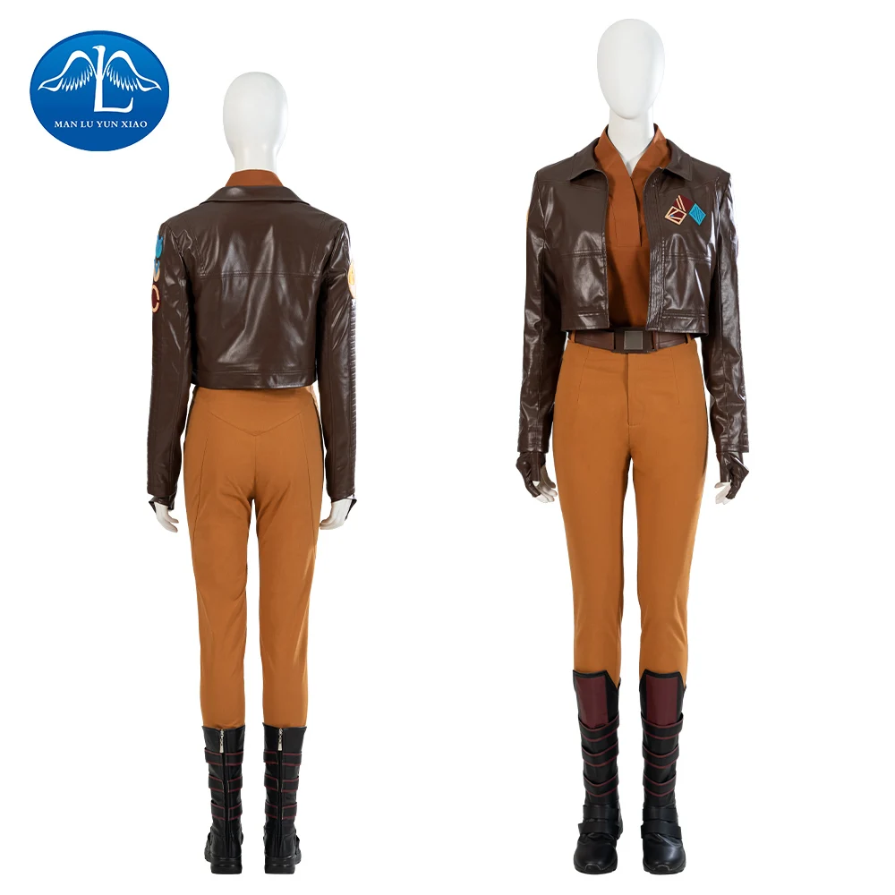 Wars Sabine Wren Cosplay Custom Women Sabine Wren Brown Jackets Pants Halloween Costumes for Women