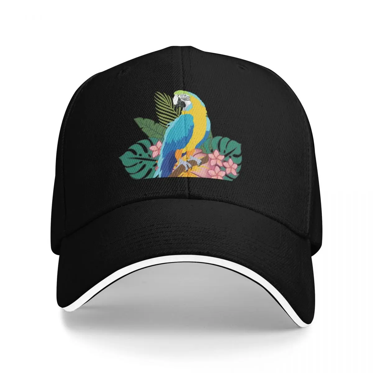 

Jungle Parrot Baseball Cap tea Hat Luxury Man Hat sun caps Boy Child Women's