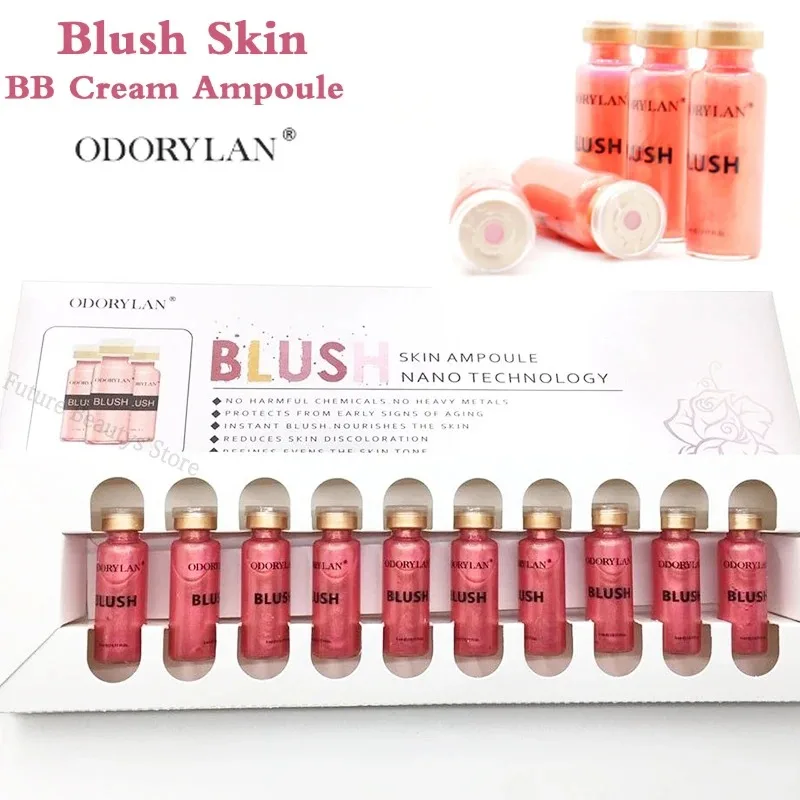 5ml Semi-Permanent Blush Serum Starter Kit Trwały wodoodporny korektor rozjaśniający Farba BB Cream Glow Facial Makeup