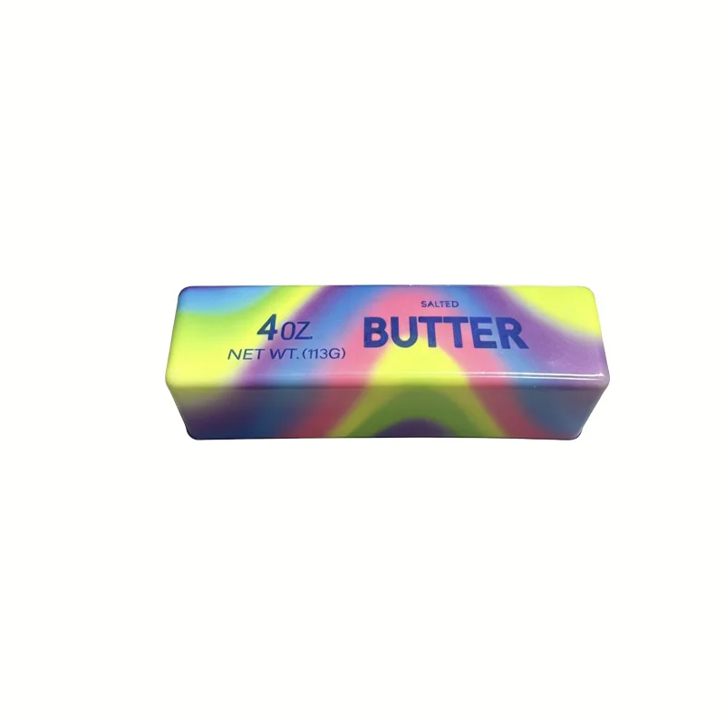 1 Stück Butterstab Fidget-Spielzeug, Quetschbarer Elastischer Käsestab, Lustiges Entspannungs- und Stressabbau-Spielzeug, Squeeze-Scherzartikel