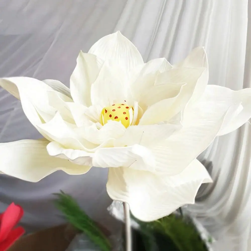 Artificial PE Giant Lotus Flower Simulation Lotus Home Decoration Display Hotel Decoration Art Decoration