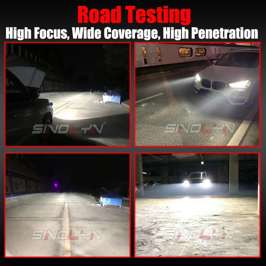 Sinolyn H1 H7 D2S 9005 9006 H11 35W For Yeaky Xenon Premium Lamp 4500K 5500K 6500K Headlight Projector Lens Bulbs Accessories image 5
