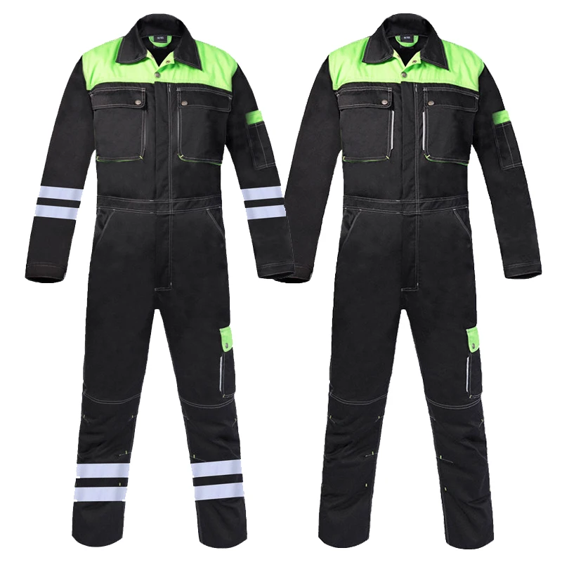 Coveralls for Men Painting Work Uniform Mechanics Construction Repairman Factorty Clothes Night Reflective