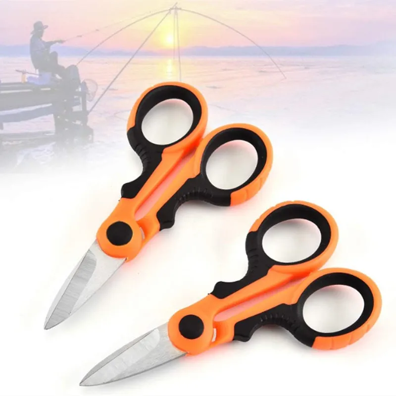 

New 420 Stainless Steel Fishing Scissor Accessories Electrician Portable Scissors Plier Cut Fishing Tools Scissors 낚시줄 가위