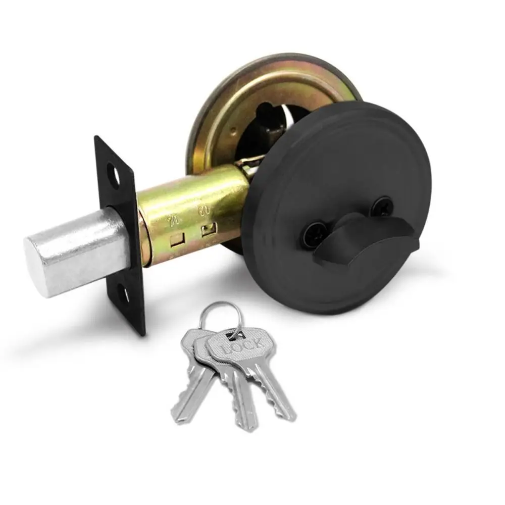 Multicolor Entry Door Knobs Invisible Single Side Room Door Locks Rust Resistant Anti-Theft Dead Bolt Door Lock Home Door Gate