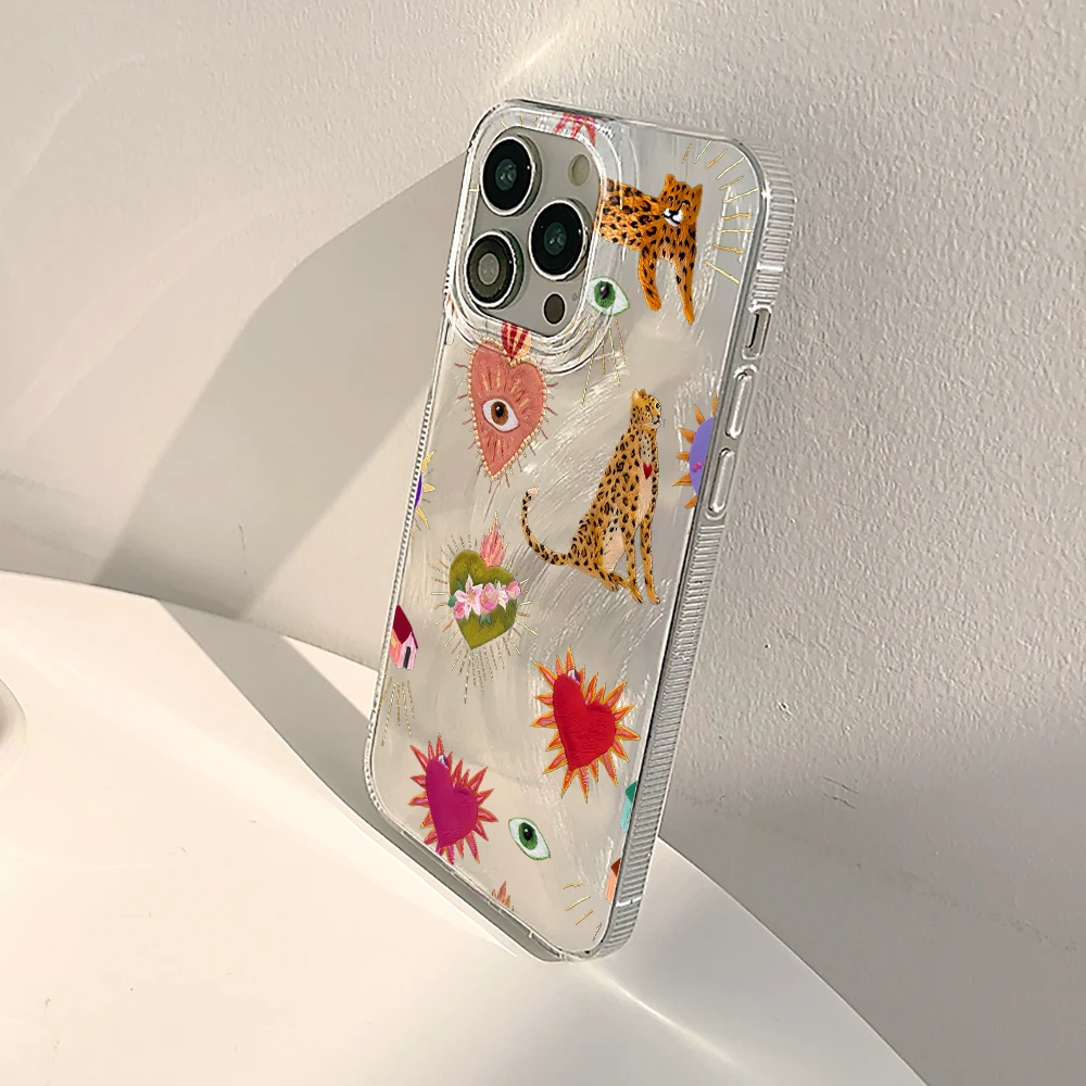 Mystical Leopard Ins style Pho - Phone Cases Hard ulasan dan harga