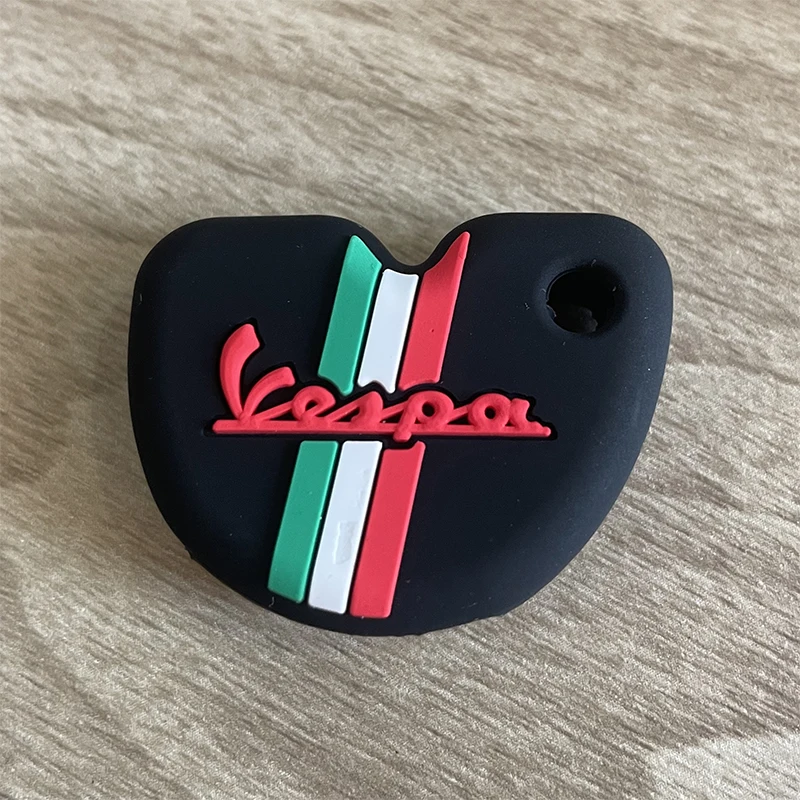 For Vespa Enrico Piaggio GTS300 LX150 Fly 125 3vte Gts 200 Silicone Motorcycle Key Case Cover Holder Shell Keychain Accessories