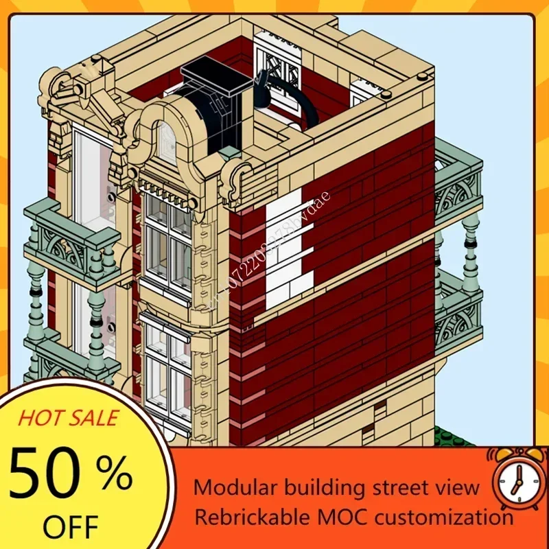 4518PCS Cheese Shop Modular MOC Creative street view Model Building Blocks Architecture DIY Education Assembly Model Toys Gifts