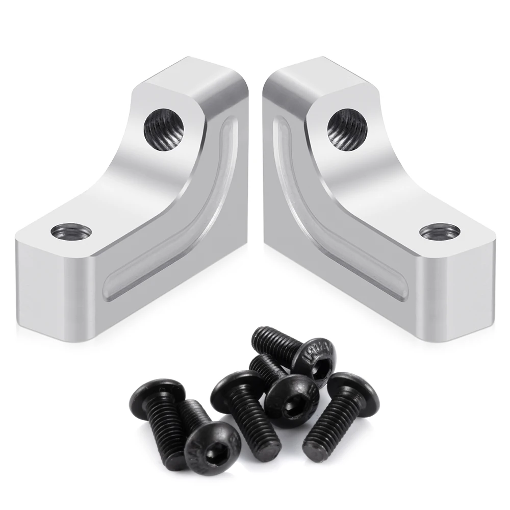 MIBIDAO 2 قطعة الألومنيوم سيرفو جبل قوس ل محوري SCX10 90047 جيب رانجلر 1/10 RC الزاحف سيارة نماذج من الشاحنات استبدال أجزاء #2