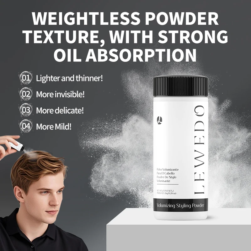 Hair Styling powder 8g Hair Volume Powder Matte Fluffy Thickening Mattifying  Oil Control For Men Women Hair Powder Spray 1/5pcs