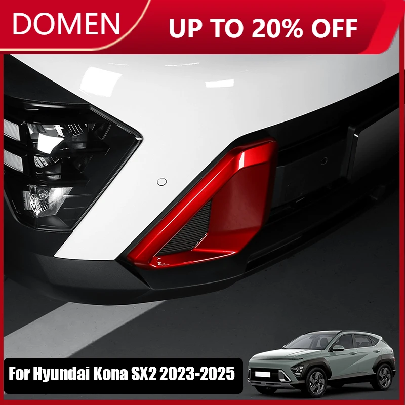 

For Hyundai Kona SX2 2023 2024 2025 Front fog lamp decorative frame car exterior decorative parts
