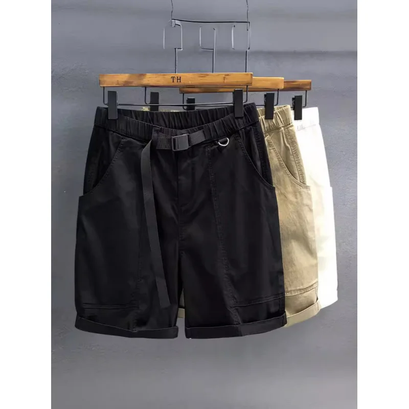 Cargo Shorts Men's Summer Outdoor Simplicity Cool Feeling Shorts American Style Loose Fifth Pants