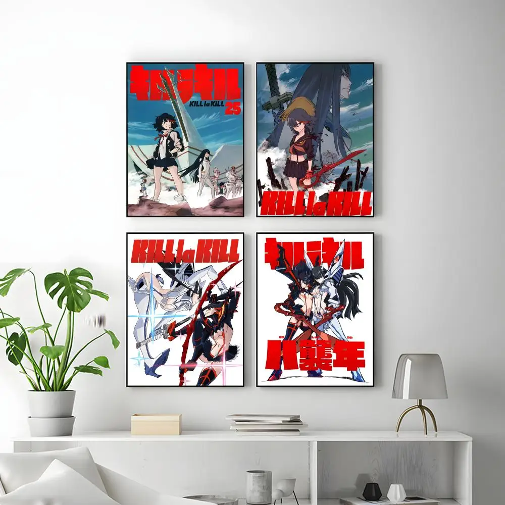 Anime K-KILL La K-KILL Poster HD Versatile Waterproof Wall Decor Self Adhesive Perfect for Any Room & Ideal Gift