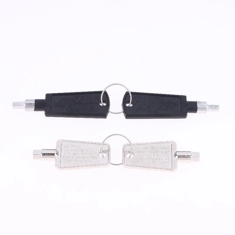 2Pcs Freezer Refrigerator Door Key Lock Pentagon Keys Part Accessories For Haier