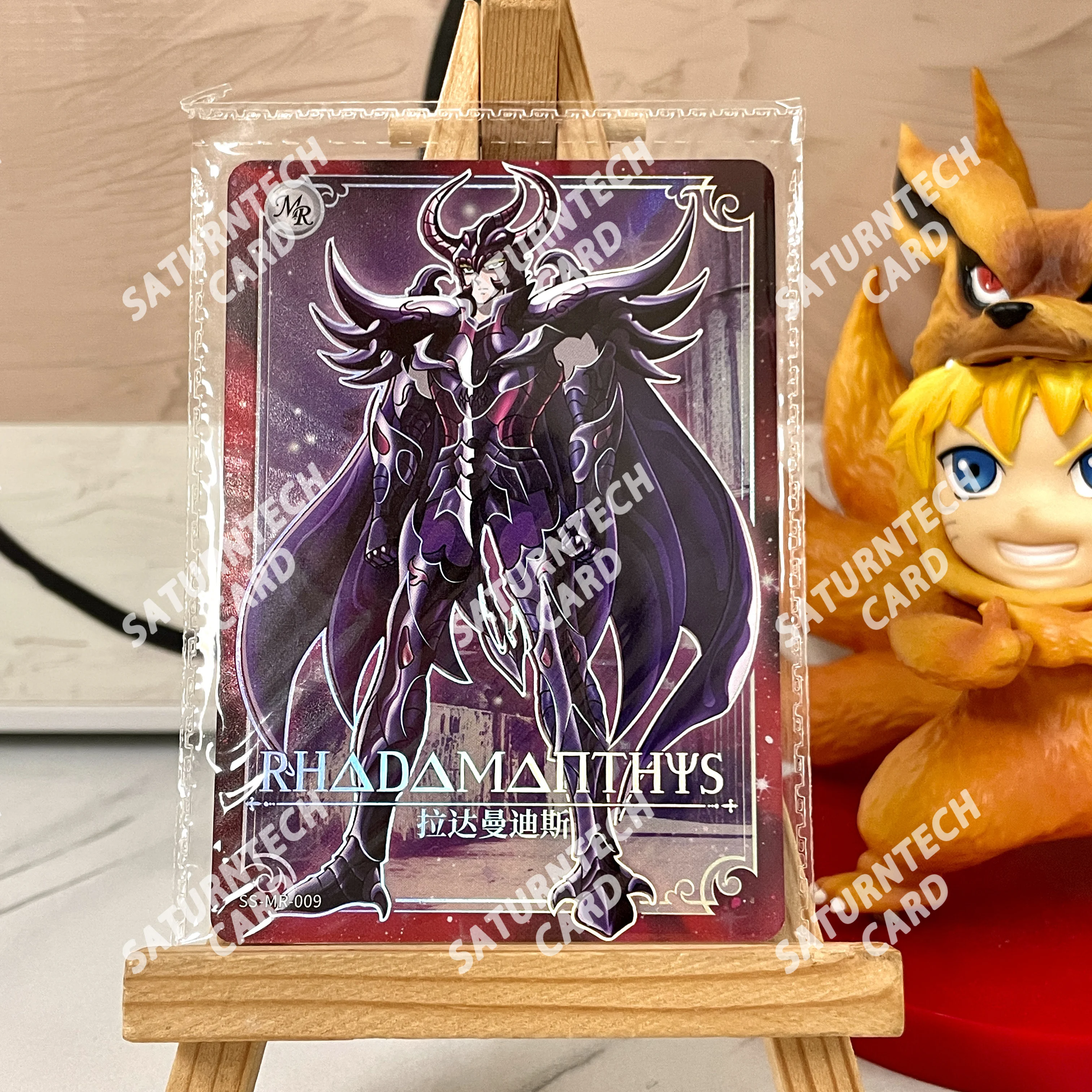 Genuine KAYOU Saint Seiya Rare Collectible MR Single Cards Saint Cloth Awakening Shion & Saga Authentic Anime Toy Collection