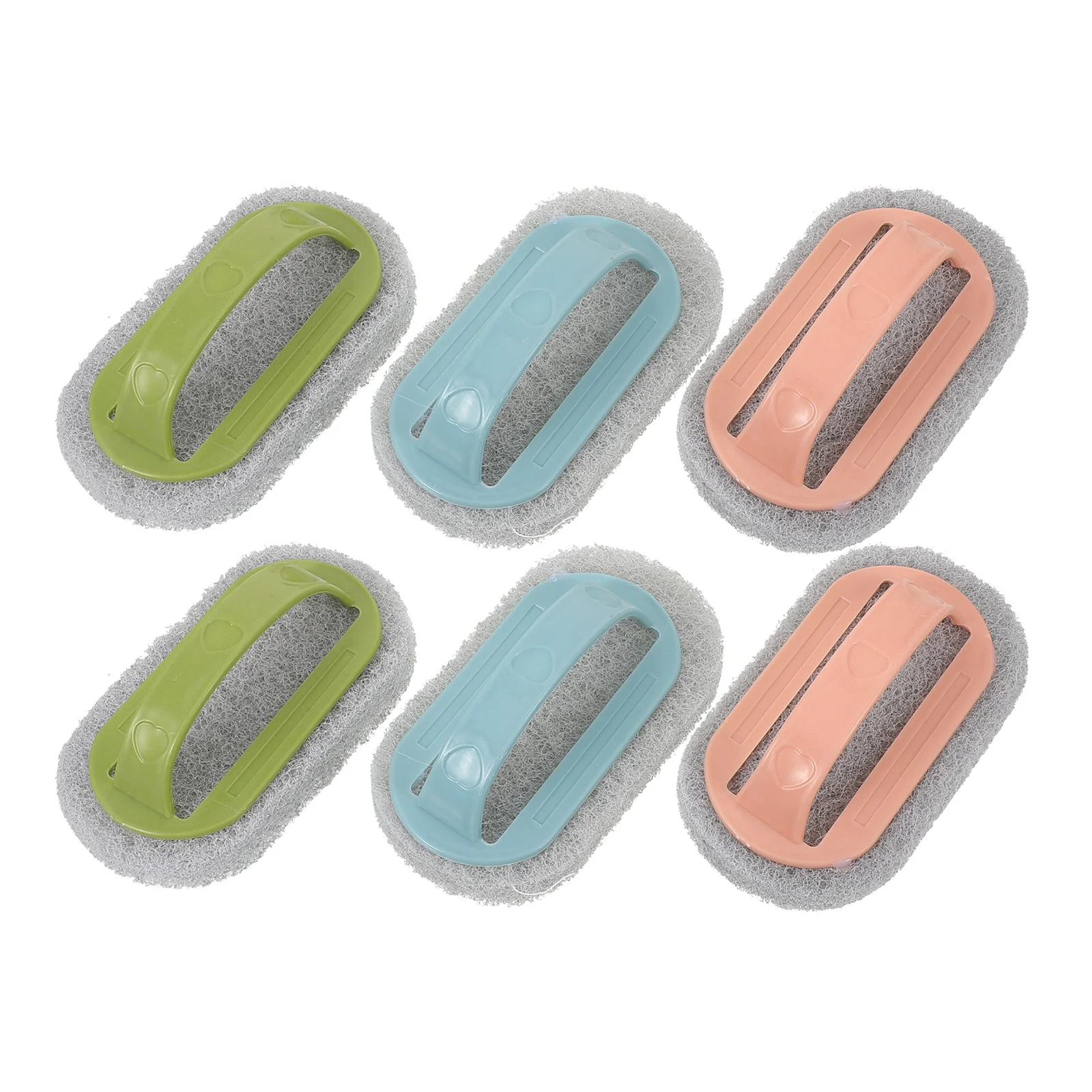 

6Pcs Screen Printing Scrub Pad Cleaning Brush Ink Remover Durable ABS Fiber Cotton Screen Printing Scrub Pad Ink Remover Brush