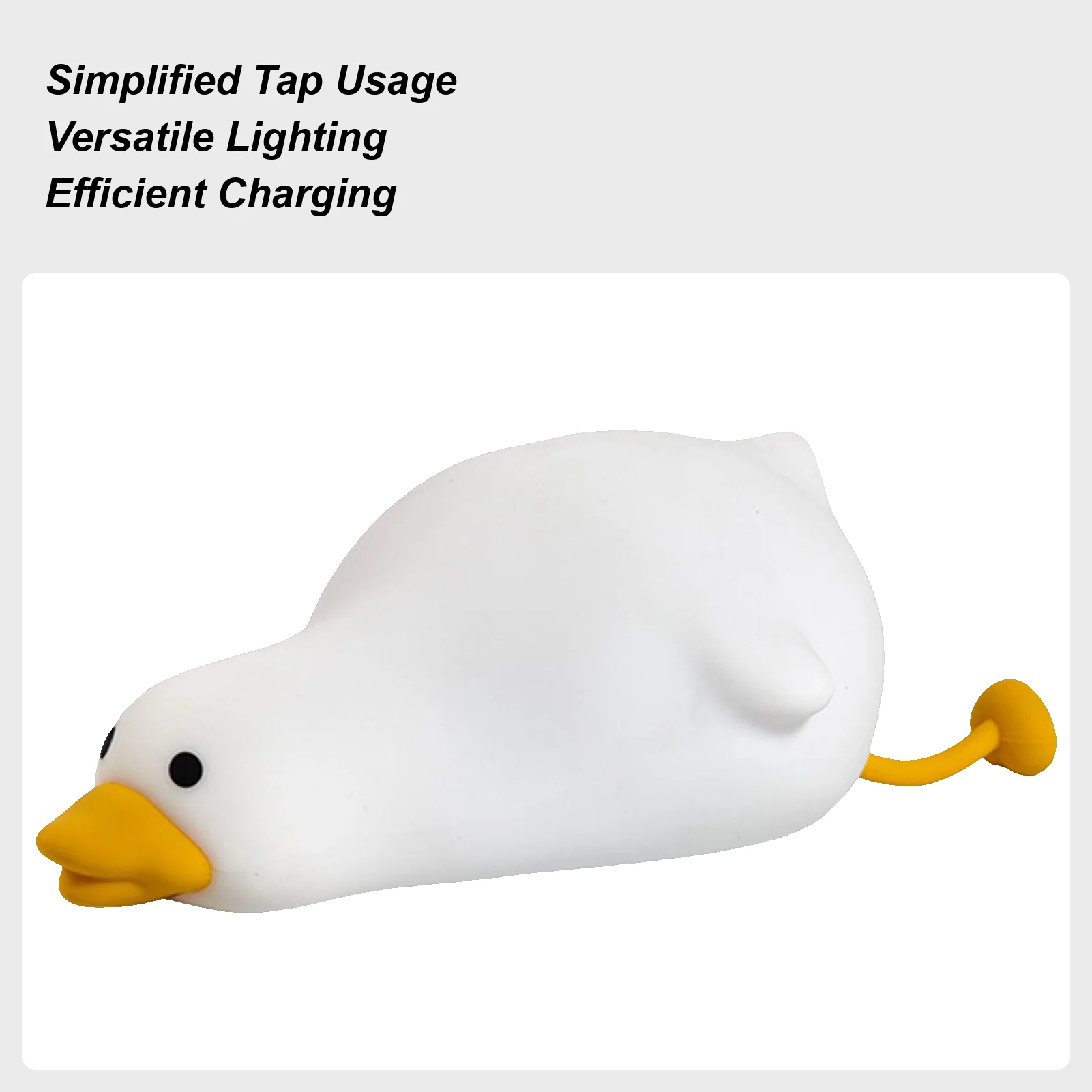 

Duck Lamp Duck Light Lamp Dimmable Rechargeable Auto off 3 Modes Lighting for Home Breastfeeding Sleep Bedroom Dorm Bathroom