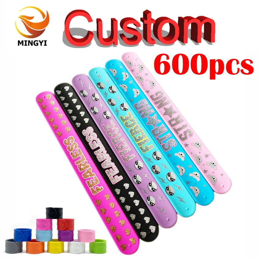 

600 шт., силиконовые браслеты для любых случаев