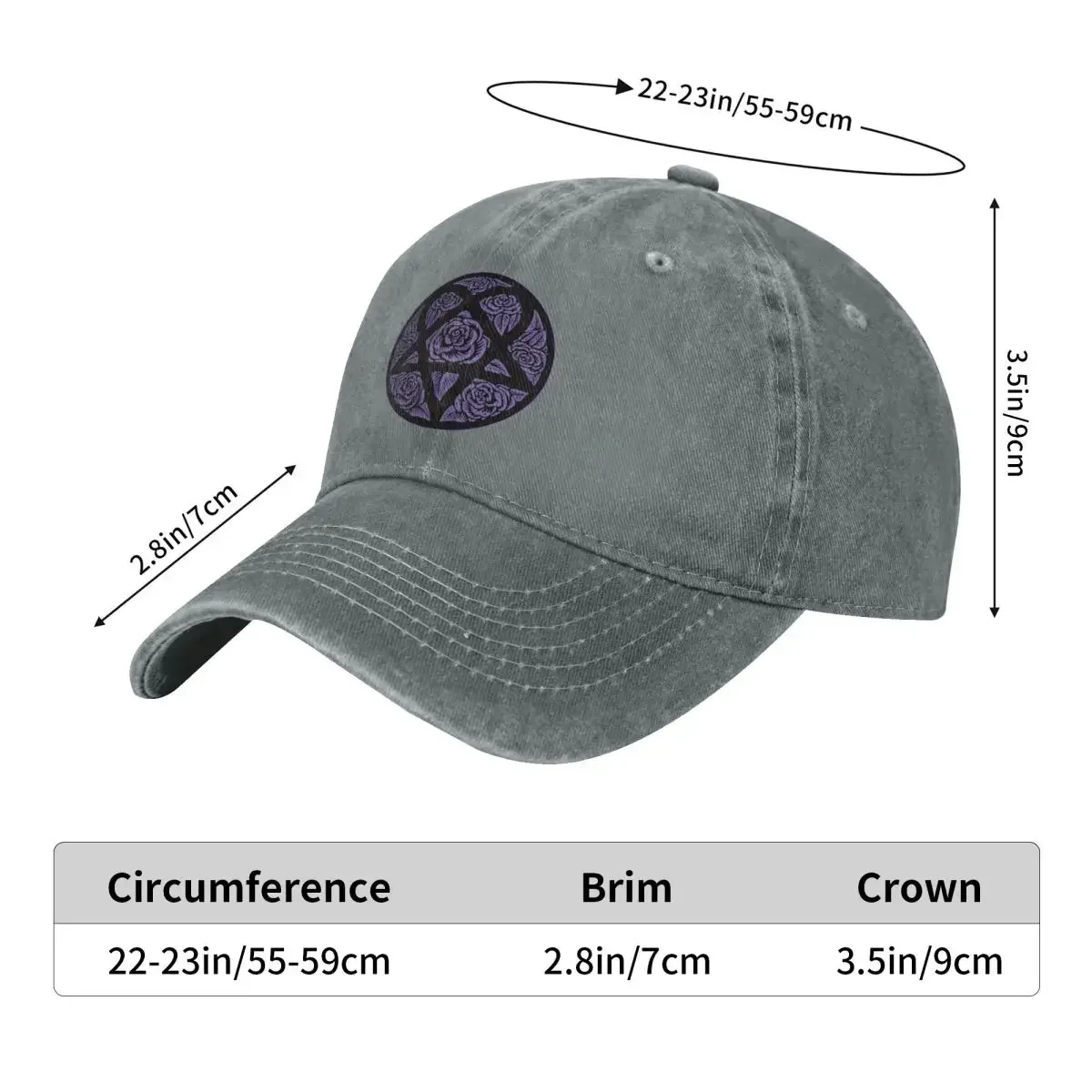 Heartagram S Purple Him Band Poster Ville Valo Fashion Baseball Cap Peaked Cap Men's Hat Women's Cap Men Hat