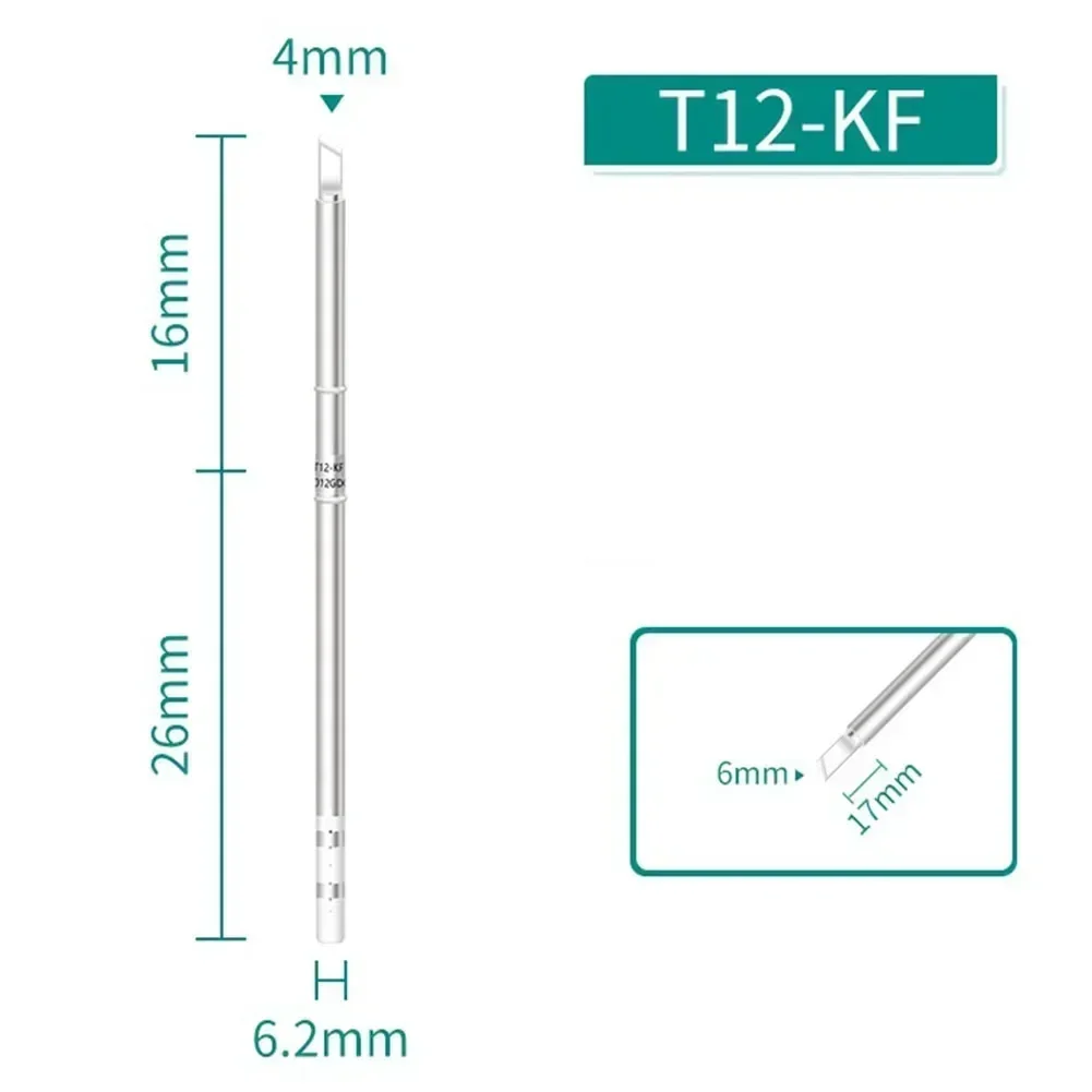 1PC T12 Soldering Iron Tip T12-KU T12-KL T12-KF T12-KUS T12-B T12-B2 T12-BC1 T12-BC3 T12-D16 Soldering Station Soldering Head