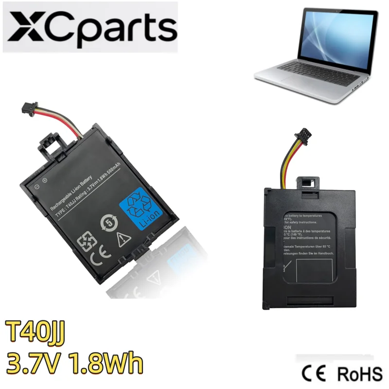 New 3.7V 1.8Wh T40JJ Battery for Dell H710 H710P H810 RAID Controllers 70K80 D0JMF H810 N3V6G TTVVV TY8F9