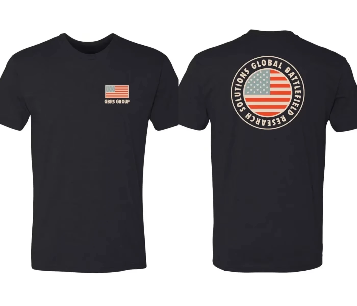 2026 Vintage American Flag Circle Graphic T Shirt Unisex Men Women Retro Tactical Style Front Back Print USA Flag Cotton Short