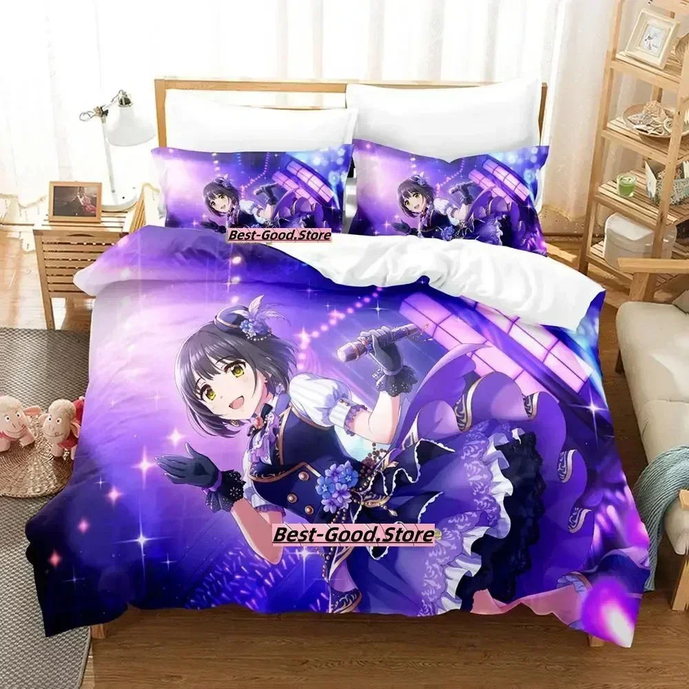 

2023 Takafuji Kako Bedding Set Single Twin Full Queen King Size Bed Set Adult Kid Bedroom Duvetcover Sets Anime Girls Bed