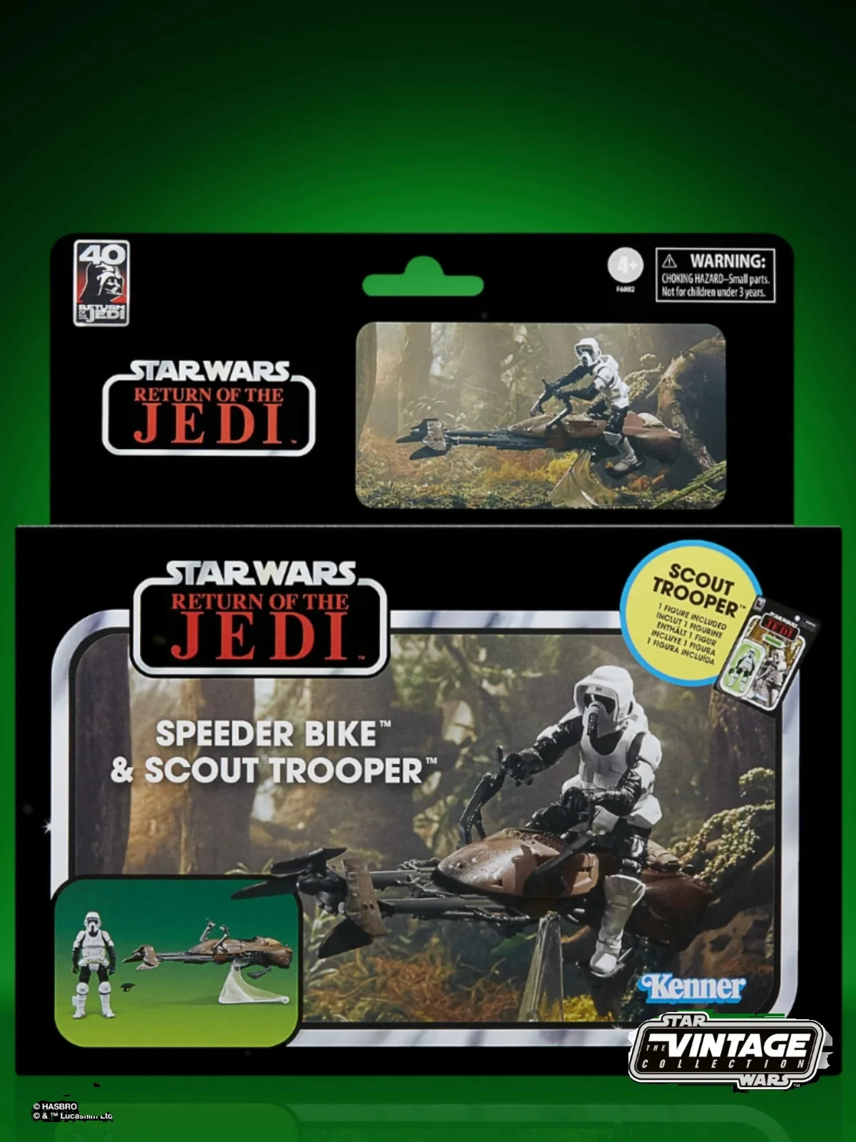 Hasbro Star Wars Empire Scout and Hoverbike Set 3.75 